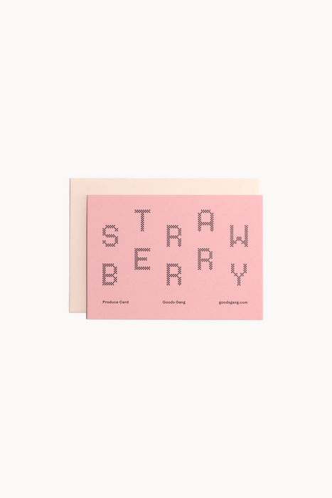 Produce Card: Strawberry