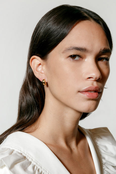 Small Remy Hoops in Gold