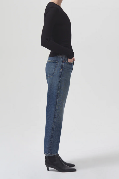 90's Crop Mid Rise Straight in Imagine