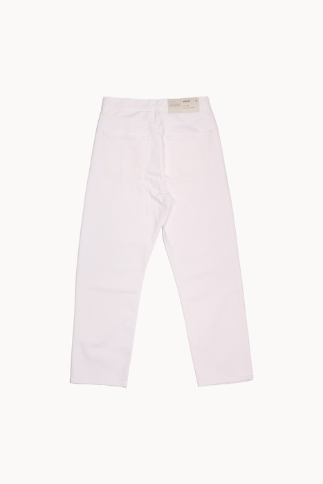 90's Crop Mid Rise Straight in Salt