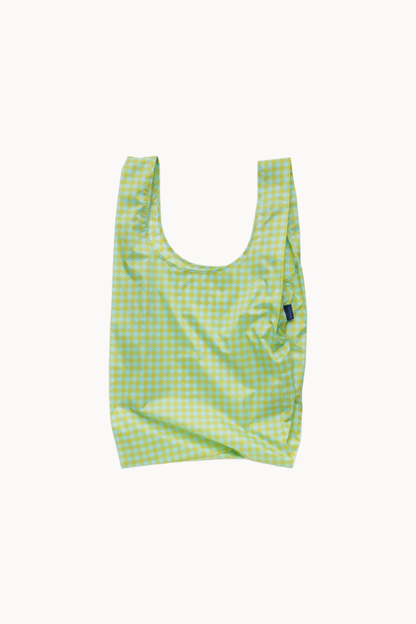 Big Baggu in Mint Pixel Gingham
