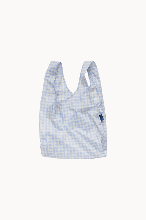 Baggu in Blue Pixel Gingham