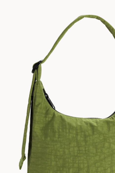 Mini Nylon Shoulder Bag in Avocado