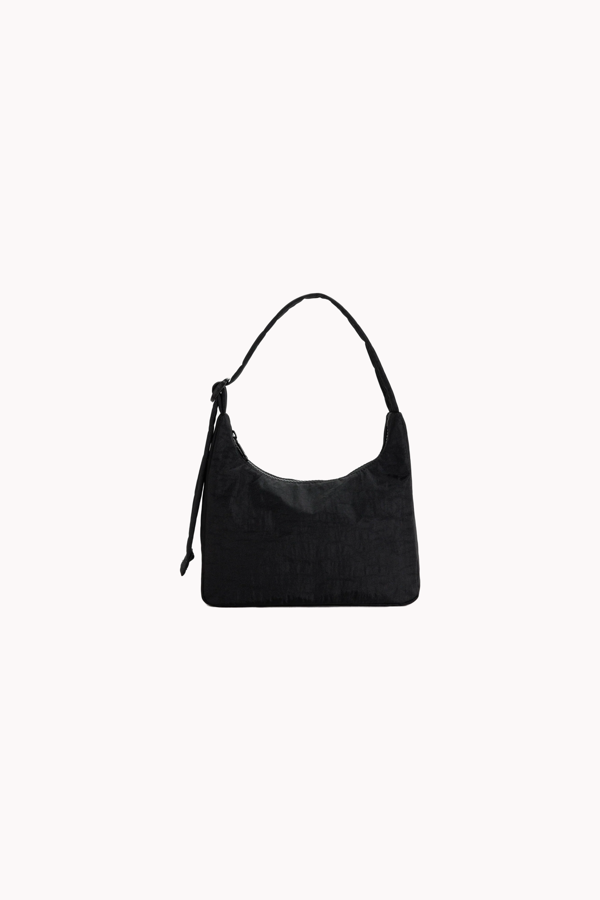 Mini Nylon Shoulder Bag in Black Wildland