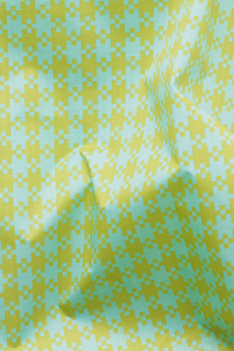 Big Baggu in Mint Pixel Gingham