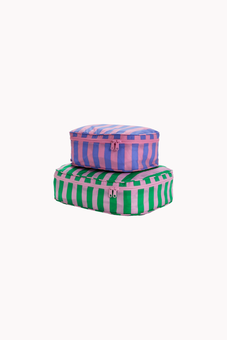 Packing Cube Set in Awning Stripe