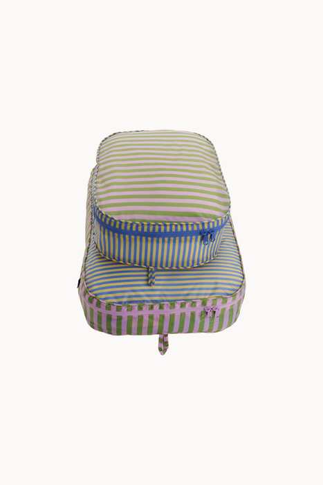 Packing Cube Set in Hotel Stripes