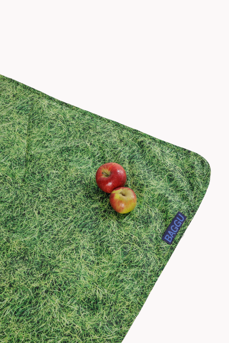 Puffy Picnic Blanket in Grass
