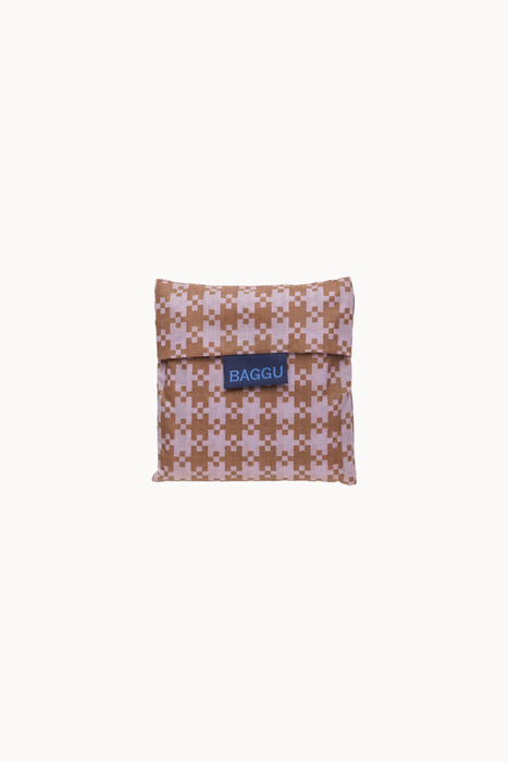 Baggu in Rose Pixel Gingham