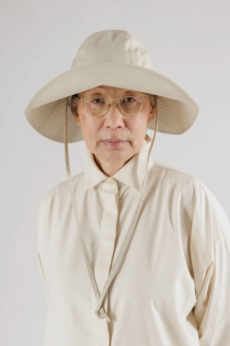 Soft Sun Hat in Brown Rice