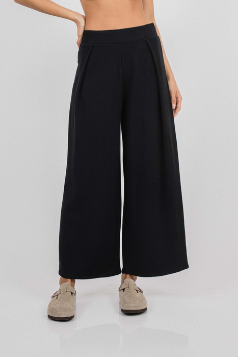 Jojo Pleat Pant in Black
