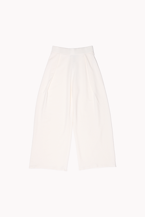 Jojo Pleat Pant in Ivory