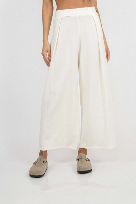 Jojo Pleat Pant in Ivory