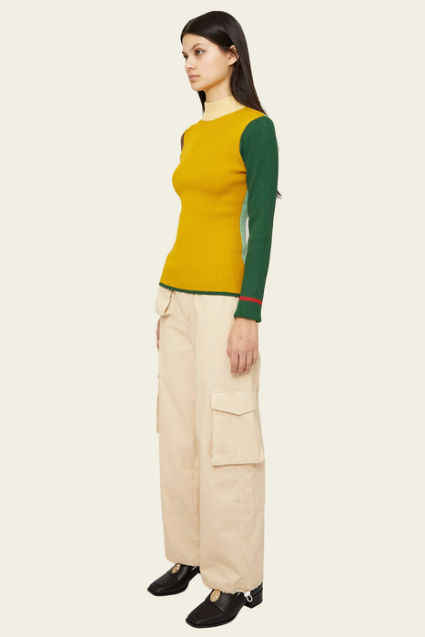 Bodhi Mockneck Long Sleeve in Emerald