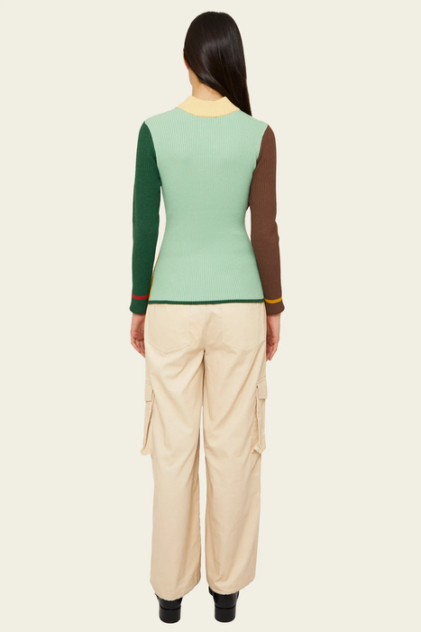Bodhi Mockneck Long Sleeve in Emerald