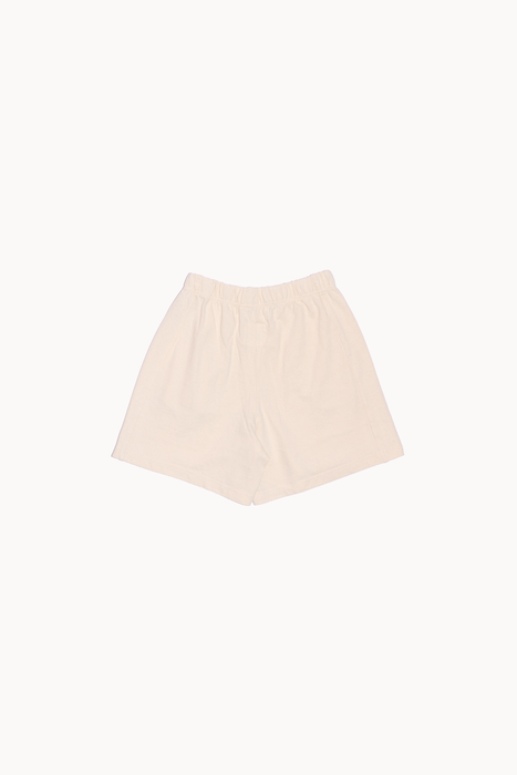 Flared Basketball Shorts in Naturel