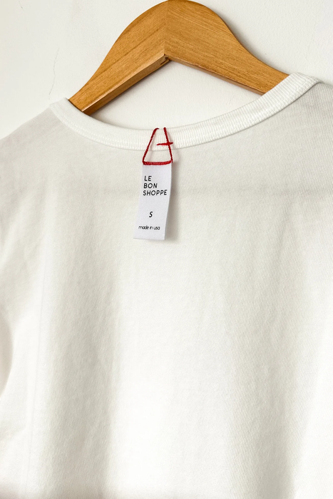 The Little Boy Tee in Vintage White