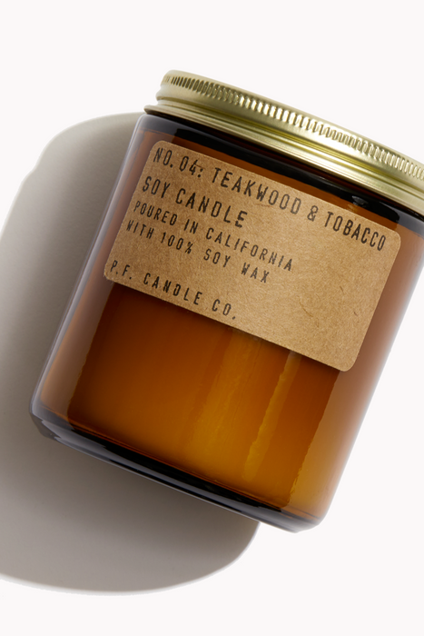 Teakwood + Tobacco Soy Candle