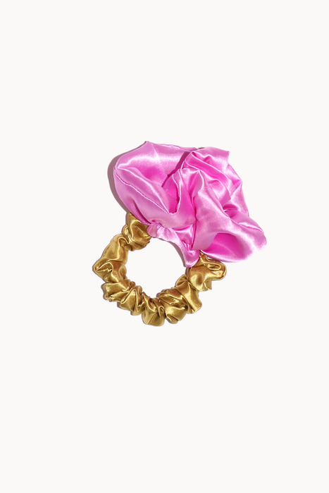 Rosette Scrunchie in Orchid