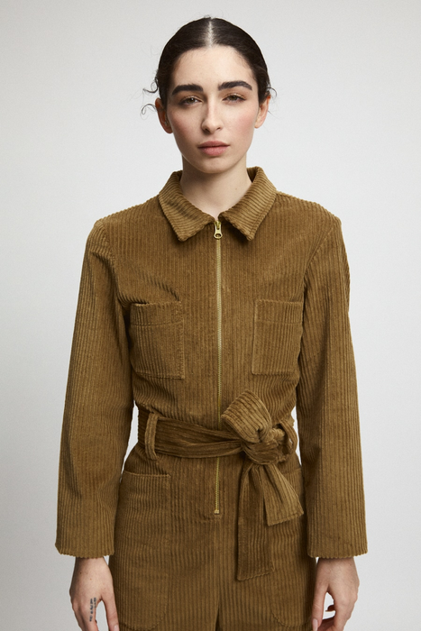 Dallas Jumpsuit in Khaki