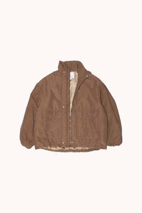 Hardin Puffer Jacket in Topo