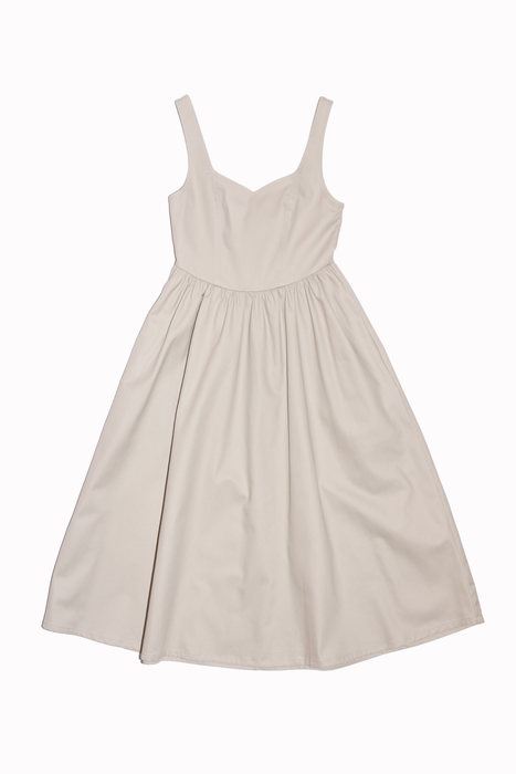 Rita Tank Dress in Stone