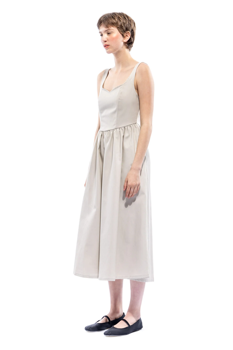 Rita Tank Dress in Stone