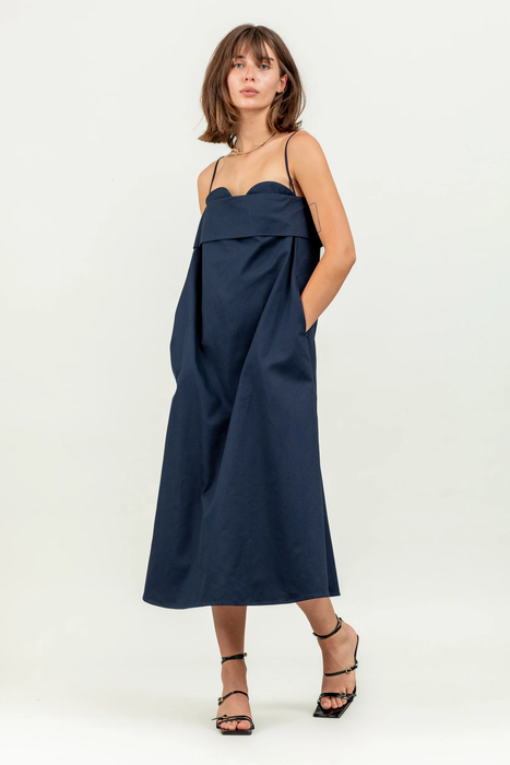 Verona Dress 2.0 in Navy