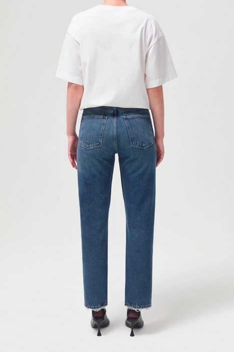 90's Pinch Waist High Rise Straight in Range