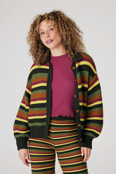 Organic Cotton Ottoman Jacket in Vineyard