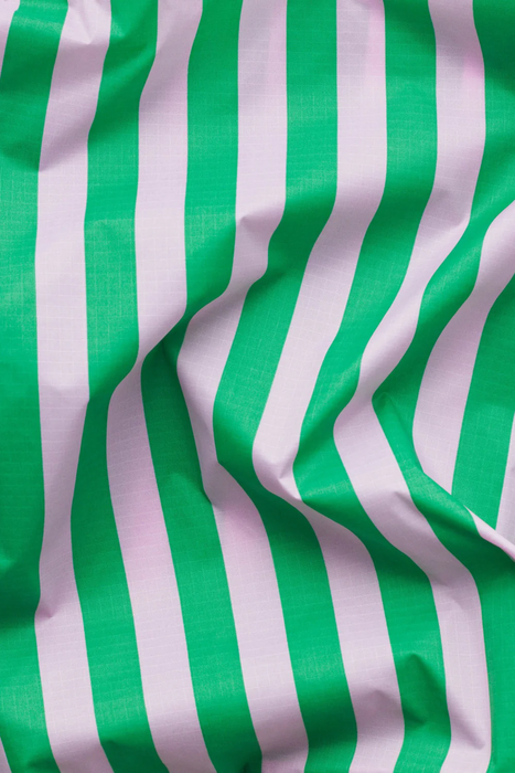 Baby Baggu in Pink Green Awning Stripe