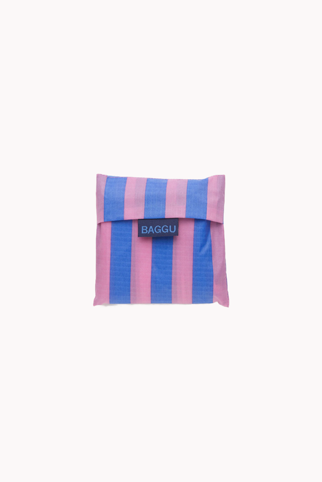 Baggu in Blue Pink Awning Stripe