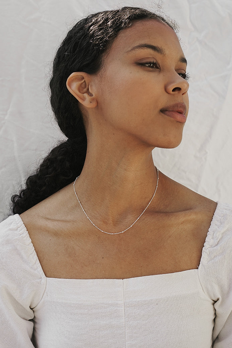 Gossamer Necklace in Silver