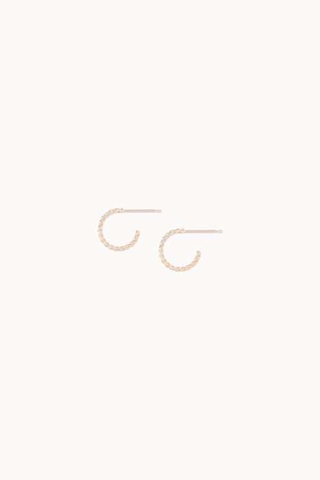 Small Batiste Hoops in Gold