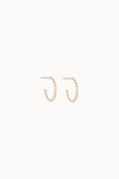 Small Batiste Hoops in Gold