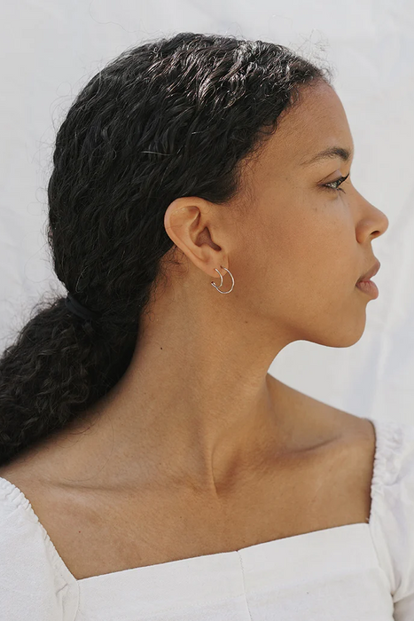 Satsuma Hoops in Gold