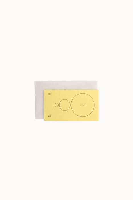 Teeny Card: You Are Sooo Great