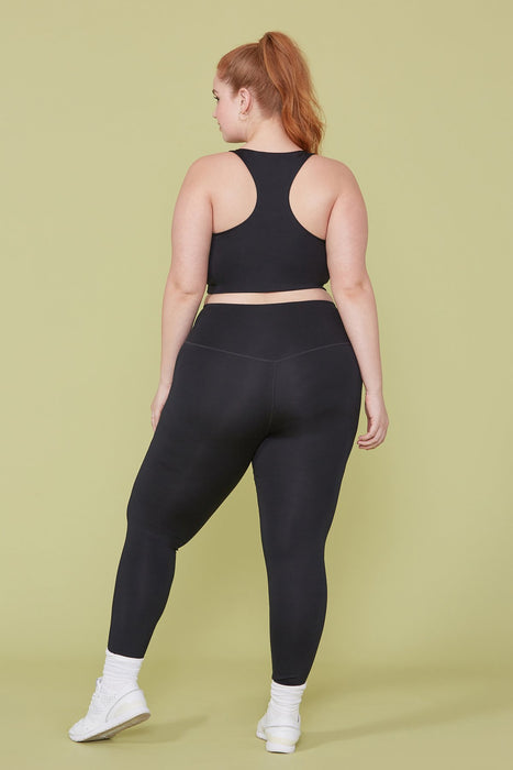 High-Rise Compressive Legging in Black