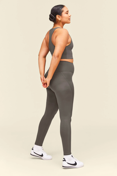 High-Rise Compressive Legging in Moon