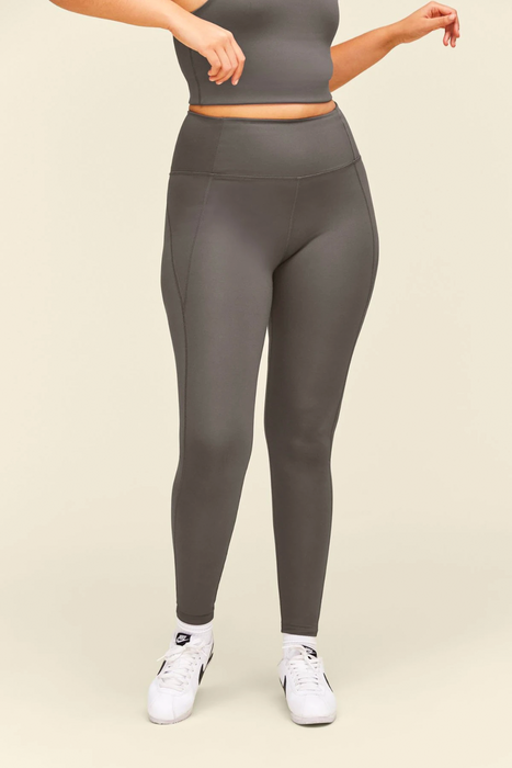 High-Rise Compressive Legging in Moon