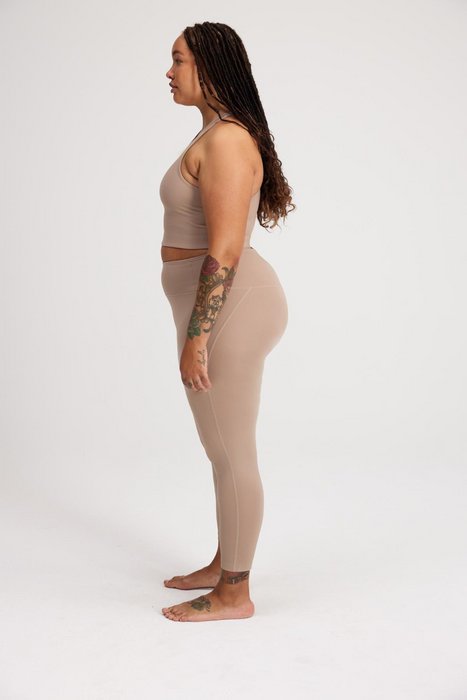 High-Rise Compressive Legging in Quartz