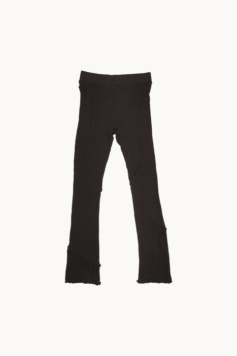 Hemp Rib Pant in Vintage Black