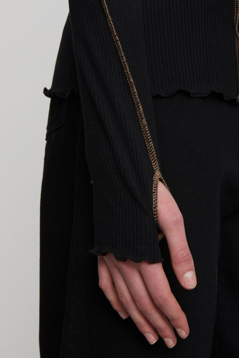 Fox Blouse in Black
