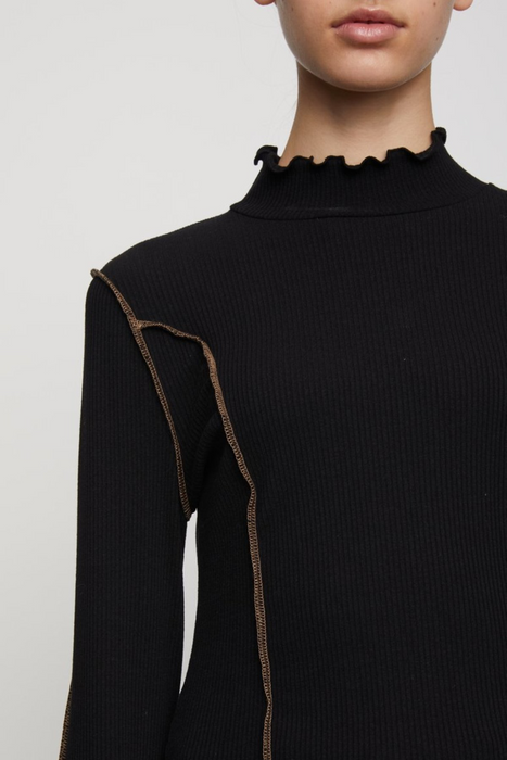 Fox Blouse in Black