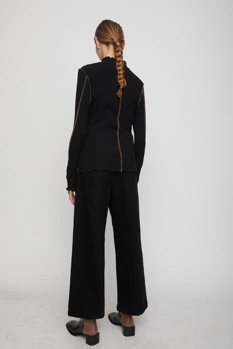 Fox Blouse in Black