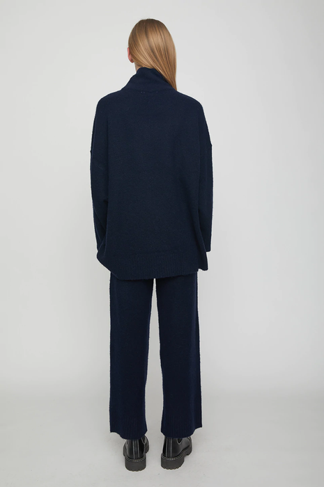 Unite Knit Trousers in Evening Blue