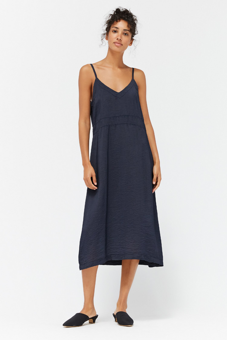 Alma Slip Dress in Ink