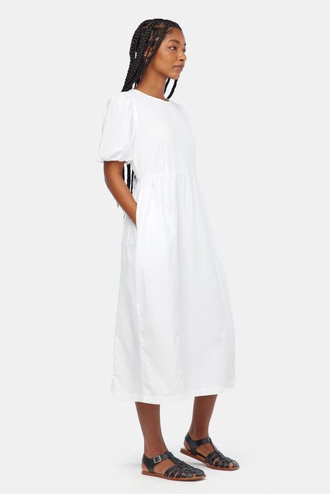 Aster Dress in Whitewash