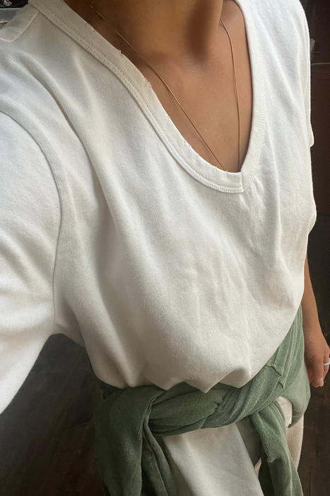 La Vie Tee in Vintage White