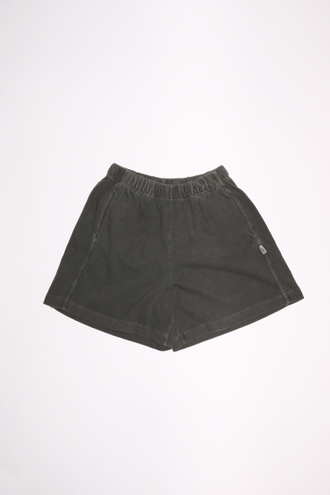 Flared Basketball Shorts in Coal